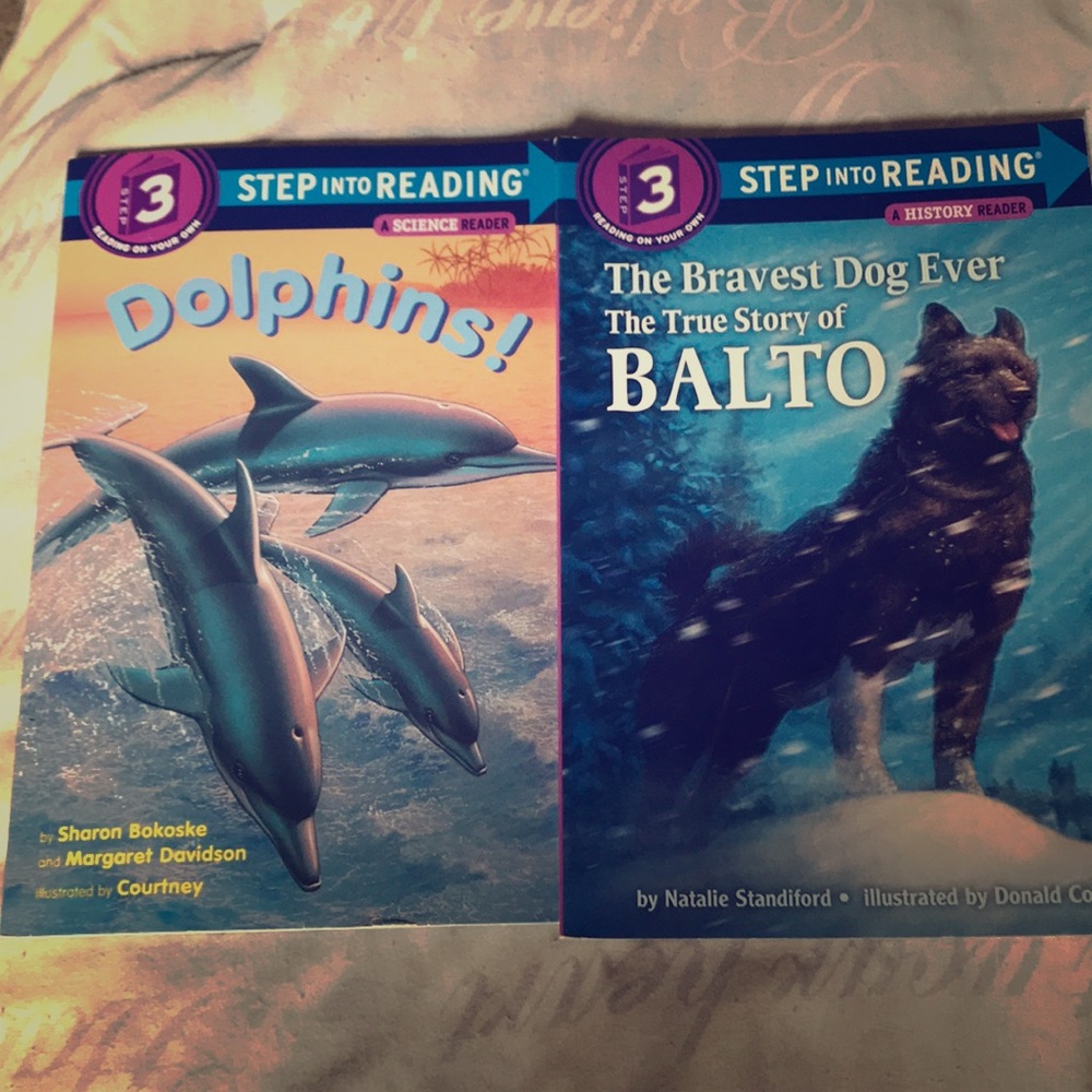 Step into reading books 📚